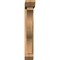 Ekena Millwork Funston Slat Smooth Bracket w/ Offset Brace, Western Red Cedar, 5 1/2"W x 24"D x 36"H BKT0604X24X36FST06SWR - alternate 3